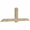 Ekena Millwork Eugene Rough Sawn Timber Gable Bracket, Douglas Fir, 96"W x 32"H x 6"D x 6"F, 8/12 Pitch GBW096X32X0606EUG00RDF - alternate 3
